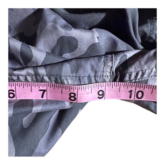 True Nation by DXL Big and Tall Watercolor Colorblock Swim Trunks, Grey, 1XL - Picture 5 of 9